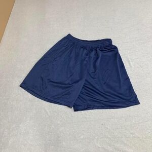 No brand Navy blue soccer shorts men Large. SKU518 #shorts